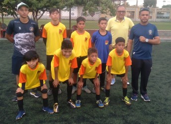 Vitória no 1° Campeonato Varzeagrandense de futebol society cat. sub 11