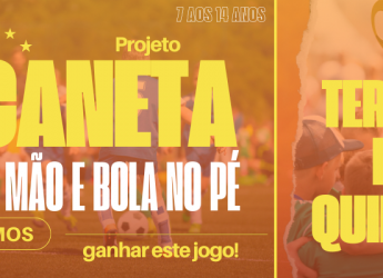Caneta na Mão e Bola no Pé