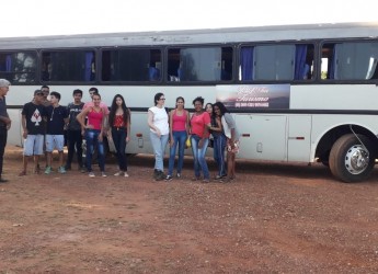 Visita dos alunos da E.E Prof. Vanil Stabilito, acompanhados do Prof. Mestrando Edgar Ribeiro e da Orientadora Dra. Ivaniza de Lourdes Lazarotto Cabral.