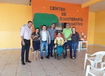 Visita do Deputado Federal Victório Galli.
