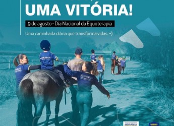 Dia Nacional da Equoterapia.