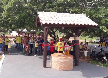 Inauguração do Poço dos Desejos