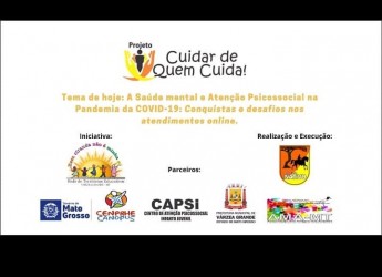 3º Encontro Formativo do projeto “Cuidar de quem cuida”